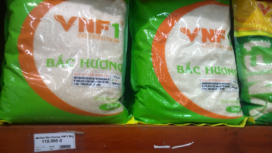 Rice prices in supermarkets lofty