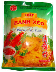 Flour pancake- Raw materials for making pancakes western include: - Flour pancakes: 1 400 g package - Powder Technology - Shrimp: 150 g Three meat only: 150 g - Mushrooms: 10 female - Executive flowers - Price parking: 100 g 