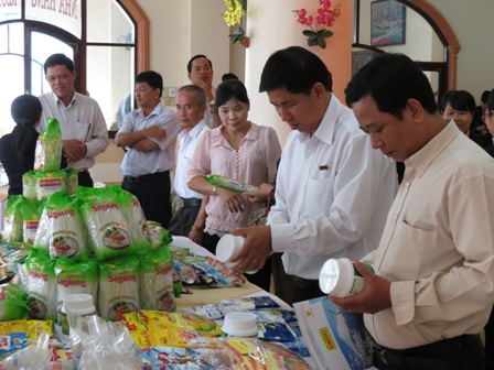 To promote export of products from rice flour